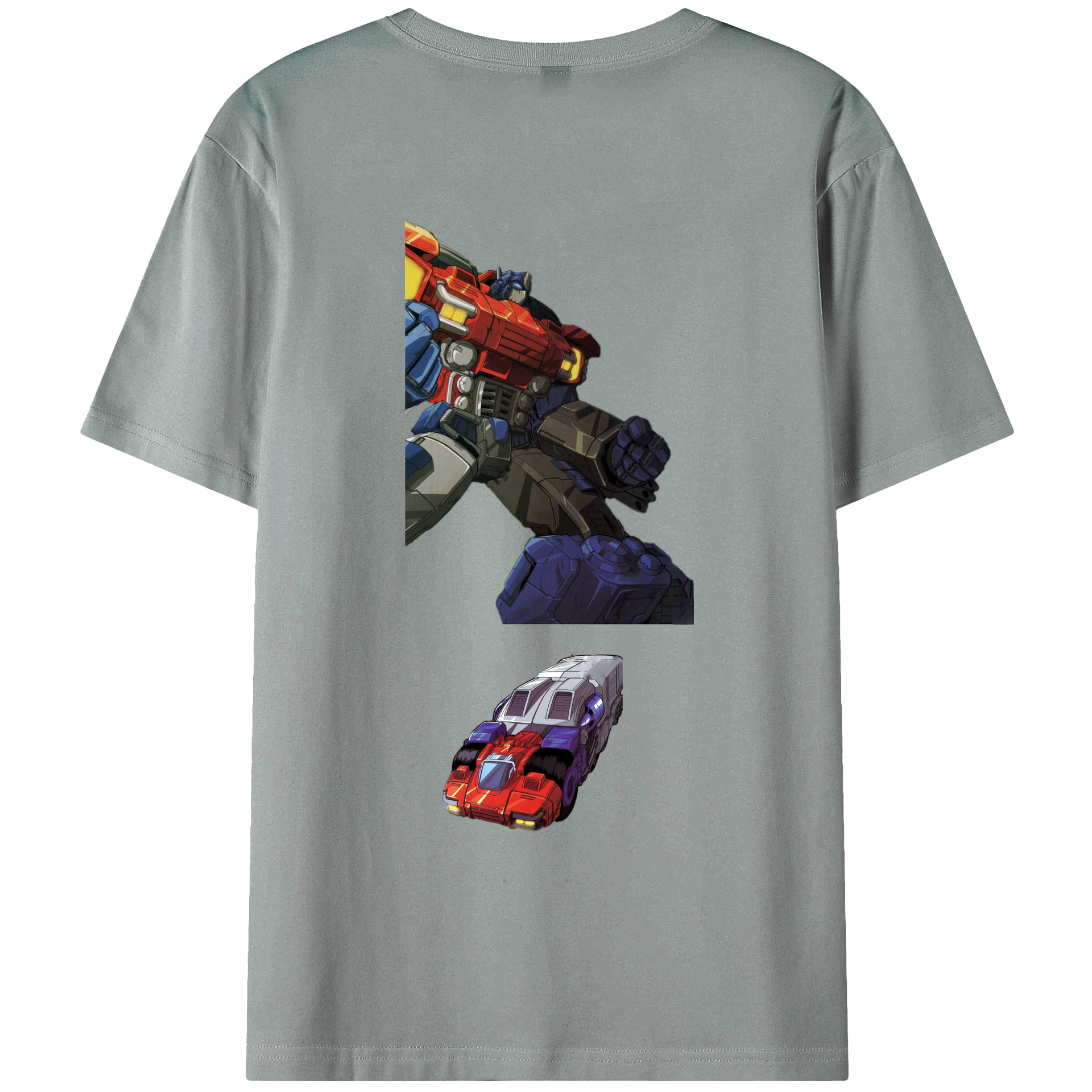（画像用）  綿100％ メンズ半袖Tシャツ（バックプリント） 通気性